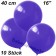 Luftballons 40 cm, Violett, 10 Stück
