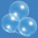 Tranparente Luftballons, Übergröße, 40 cm, 3er Arrangement