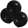 Schwarze Luftballons aus Latex mit 48 cm Durchmesser