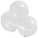 Weiße Luftballons aus Latex mit 48 cm Durchmesser