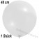 Großer Luftballon, 48-51 cm, Weiß