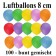 Luftballons, 8 cm, 3", Wasserbomben, 100 Stück, bunt gemischt