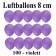 Luftballons, 8 cm, 3", Wasserbomben, 100 Stück, Violett