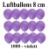 Luftballons, 8 cm, 3", Wasserbomben, 1000 Stück, Violett