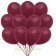 Luftballons 28-30 cm, Burgund, 50 Stück, preiswert und günstig