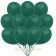 Luftballon Dunkelgrün, Pastell, gute Qualität, 10 Stück