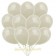 Luftballons Elfenbein, 30 cm, 10 Stück, preiswert und günstig