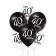 Luftballons Happy 40th Birthday, Latexballons 12", 6 Stück