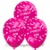 Motiv-Luftballons Ich vermisse Dich, pink, 3 Stueck