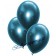 Blaue Chrome Ballons 
