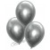 Silberne Chrome Ballons 