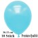 Premium Luftballons aus Latex, 30 cm - 33 cm, hellblau, 10 Stück