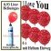 Luftballons Liebe Helium Set 06