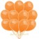 Luftballon Mandarin, Pastell, gute Qualität, 50 Stück