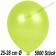 Metallic Luftballons in Apfelgrün, 25-28 cm, 5000 Stück