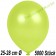 Metallic Luftballons in Apfelgrün, 25-28 cm, 5000 Stück
