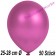 Metallic Luftballons in Fuchsia, 25-28 cm, 50 Stück