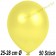 Metallic Luftballons in Gelb, 25-28 cm, 50 Stück