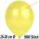 Metallic Luftballons in Gelb, 25-28 cm, 5000 Stück