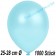 Metallic Luftballons in Hellblau, 25-28 cm, 1000 Stück