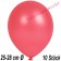 Metallic Luftballons in Rot, 25-28 cm, 10 Stück