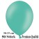 Premium Luftballons aus Latex, 30 cm - 33 cm, aquamarin, 50 Stück