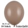 Premium Luftballons aus Latex, 30 cm - 33 cm, capuccino, 10 Stück