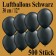 Luftballons zu Karneval und Fasching, 30 cm, Schwarz, 500 Stück