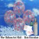 Luftballons zur Hochzeit steigen lassen, 50 Luftballons Transparent mit roten Herzen, mit der 3,5 Liter Ballongas-Heliumflasche