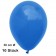 Luftballon Blau, Pastell, gute Qualität, 10 Stück