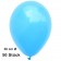 Luftballon Himmelblau, Pastell, gute Qualität, 50 Stück