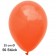 Luftballons Orange, 25 cm, 50 Stück, preiswert und günstig