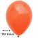 Luftballons Orange, 30 cm, preiswert und günstig