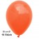 Luftballon Orange, Pastell, gute Qualität, 10 Stück