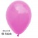 Luftballons 30 cm, Pink, preiswert und günstig, 50 Stück