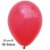 Luftballons Rot, 25 cm, 50 Stück, preiswert und günstig