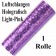 Luftschlangen Light-Pink Holografisch Metallic