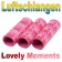 Luftschlangen Lovely Moments, 3 Rollen, zu Valentinstag und Liebe