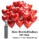 Luftballons zur Hochzeit steigen lassen, 100 rote Herzluftballons mit 7 Liter Ballongas Helium
