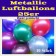 Metallic Luftballons bunt gemischt, 10 Stück, 25-28 cm