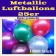 Metallic Luftballons bunt gemischt, 10000 Stück, 25-28 cm