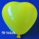 Herzluftballons Mini, 8-12 cm, gelb, 50 Stück
