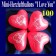 Mini Herzluftballons I Love you, 100 Stück