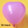 Herzluftballons Mini, 8-12 cm, pink, 50 Stück