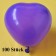 Herzluftballons Mini, 8-12 cm, violett, 100 Stück