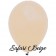 Rundballons, Latexballons in Safari Beige, 12 cm