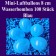 Mini Luftballons, 8 cm, 3", Wasserbomben, 100 Stück, Blau