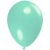 Rundballons, Latexballons in Aquamarin, 12 cm