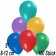 Luftballons 12 cm, Bunt gemischt, 100 Stück