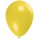 Rundballons, Latexballons in Gelb, 12 cm